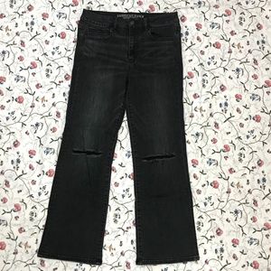 AE black kick crop jean - 10L